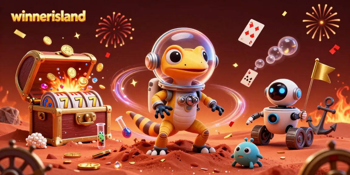 Engage with the exciting winnerisland casino adventure featuring a Martian gecko and rich treasures.